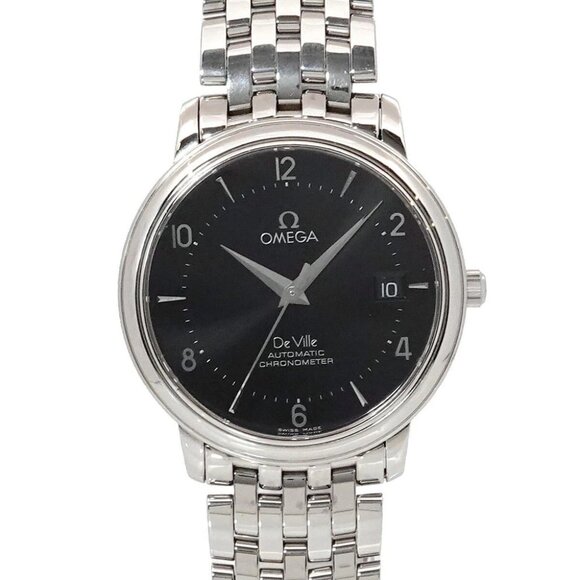 OMEGA De Ville Prestige 4512 50 Automatic Black Dial Mens Watch 90275174 - Picture 4 of 6